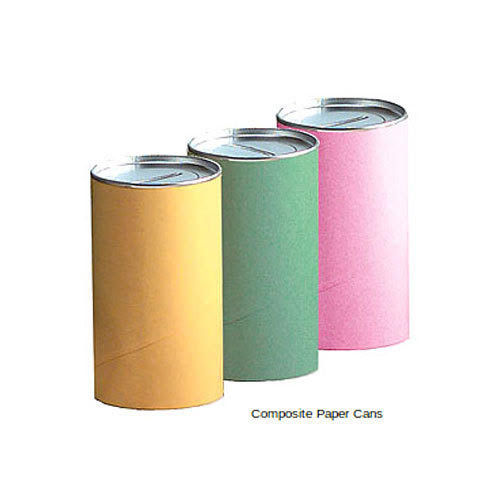 different colored paper cans